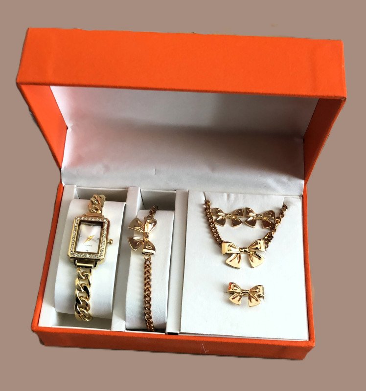 Jeu Montre/Bracelet/Chaine/Bague Or pour femme SBLH0518